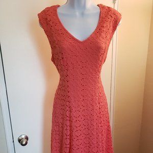 Liz Claiborne 4 Sleeveless Lace Fit & Flare Dress
